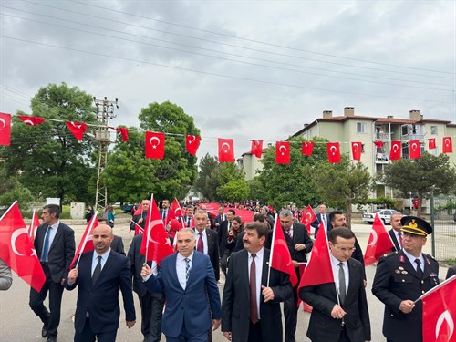 19 MAYIS ATATÜRK’Ü ANMA GENÇLİK VE SPOR BAYRAMI’NIN 104. YILDÖNÜMÜ İLÇEMİZDE COŞKUYLA KUTLANDI